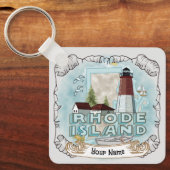 Porte-clés Phare de Rhode Island (Recto)