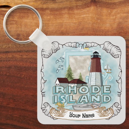 Porte-clés Phare de Rhode Island (Recto)