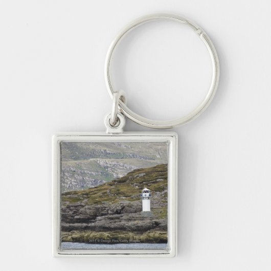 Porte-clés Phare de Rhue le long de la côte (Devant)