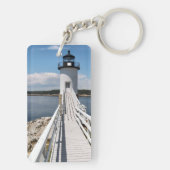 Porte-clés Phare de Robinson Point, Isle Au Haut, Maine (Dos)