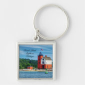 Porte-clés Phare de Round Island (Devant)