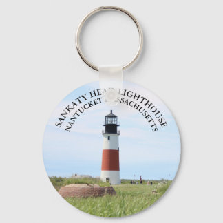 Porte-clés Phare de Sankaty Head, Nantucket MA Clavier