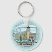 Porte-clés Phare de Washington (Recto)