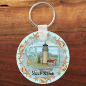 Porte-clés Phare de Washington Shells (Recto)
