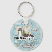 Porte-clés Phare du Massachusetts (Recto)