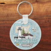 Porte-clés Phare du Massachusetts (Recto)