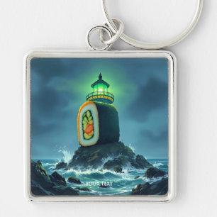 Porte-clés Phare géant de sushi Fantasy Mignon
