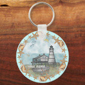 Porte-clés phare Louisiana Shells (Recto)