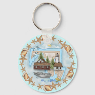 Porte-clés phare Maryland Shells