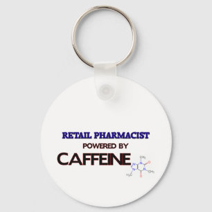 Porte-clés Pharmacien de détail alimenté par la caféine