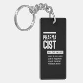 Porte-clés Pharmacien Définition Drôle Cadeau Classique (Devant gauche)