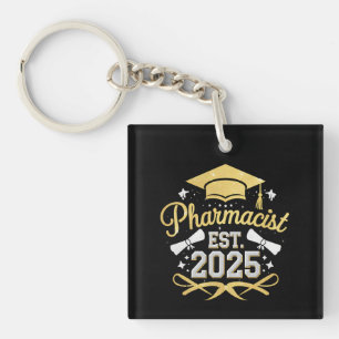 Porte-clés Pharmacien Diplômé de Pharmacie 2025