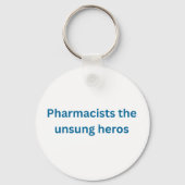 Porte-clés Pharmacien drôle (Verso)