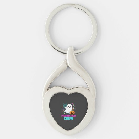 Porte-clés Pharmacien Halloween Pharma-Boo Crew Conception de (Devant)