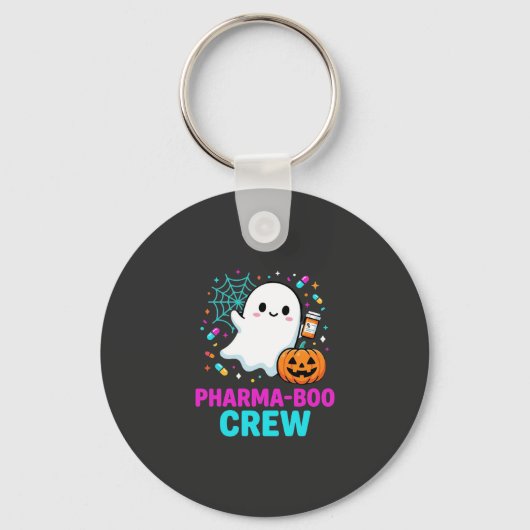 Porte-clés Pharmacien Halloween Pharma-Boo Crew Conception de (Recto)