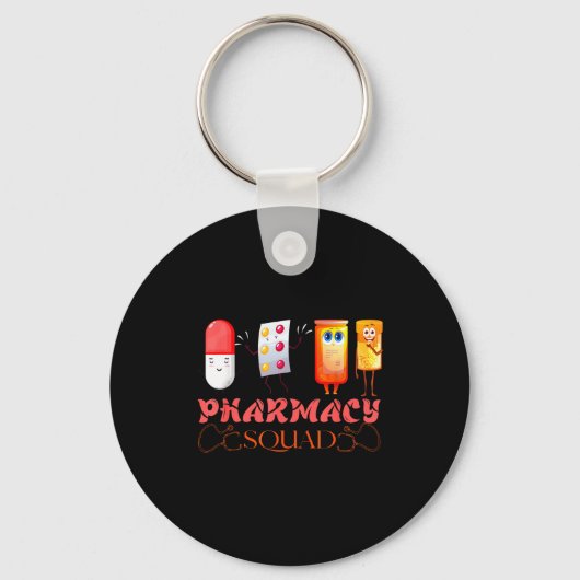 Porte-clés Pharmacy Squad Valentines Cute Lls Pharmacist Phar (Recto)