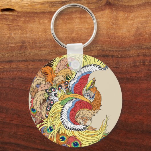 Porte-clés phénix chinois (Recto)