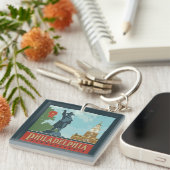 Porte-clés Philadelphie, PA | Indépendance (Devant Droit)