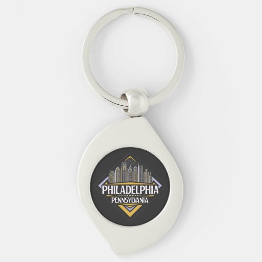 Porte-clés Philadelphie Pennsylvanie (Devant)