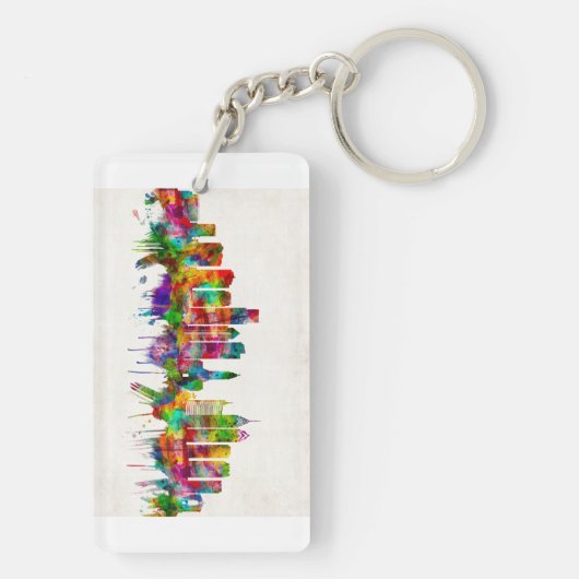 Porte-clés Philadelphie Pennsylvanie Skyline (Dos)