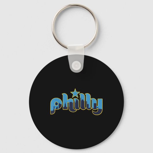 Porte-clés Philadelphie Philly - Throwback Design - Clic (Recto)