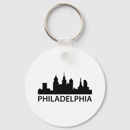 Porte-clés Philadelphie Skyline (Recto)