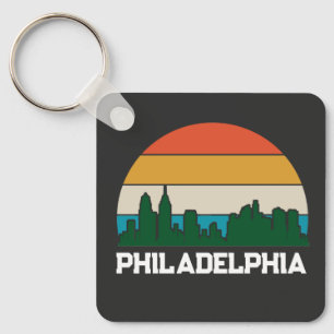 Porte-clés Philadelphie Vintage City Sunset Porte - clé