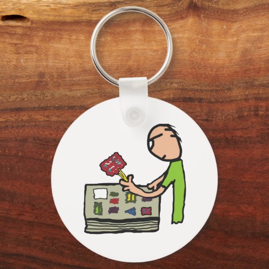 Porte-clés Philately Stamp Collecting (Recto)