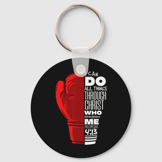 Porte-clés Philippiens 413 Religious Boxing Funny Christian B (Recto)