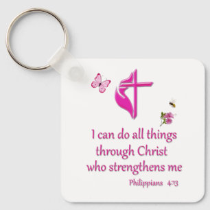 Porte-clés Philippiens 4:11 Je peux faire tout