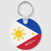 Porte-clés Philippine Flag & Philippines patriotes / sports (Recto)