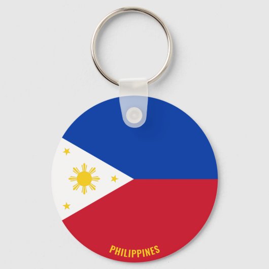 Porte-clés Philippines Drapeau charmant patriotique (Recto)