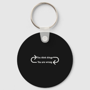 Porte-clés Philosophie, Citation, Drôle, Intellectuel, Philos