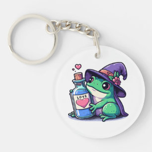 Porte-clés philtre d'amour kawaii sorcier