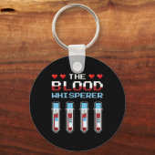 Porte-clés Phlebotomiste de l'aspirateur de Whisperer de sang (Recto)