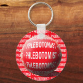 PORTE-CLÉS PHLÉBOTOMISTE SPHÈRE GOUTTE SANGUINE (Recto)