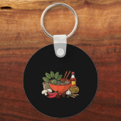 Porte-clés Pho Kit Funny Vietnamese Pho Noodle Pun (Recto)