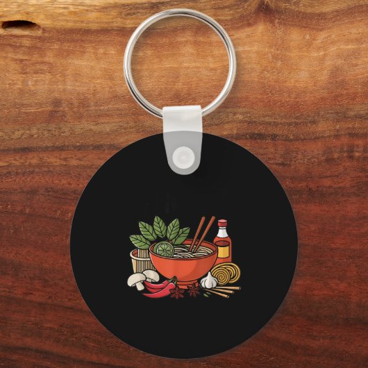 Porte-clés Pho Kit Funny Vietnamese Pho Noodle Pun (Recto)