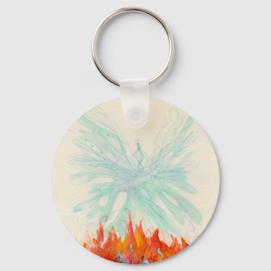 Porte-clés PHOENIX BIRD par SHARON SHARPE (Recto)