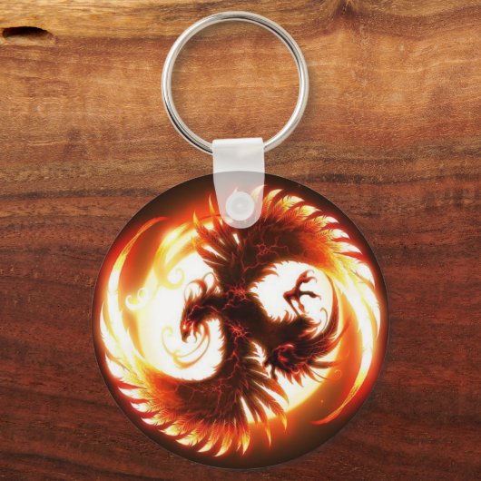 Porte-clés phoenix brillant (Recto)