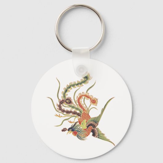 Porte-clés Phoenix Chinois - Fenghuang Mythological Birds Ar (Recto)