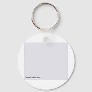 Porte-clés Phoenix dans une tempête de neige