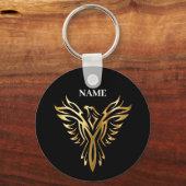 Porte-clés Phoenix d'or, élégance (Recto)