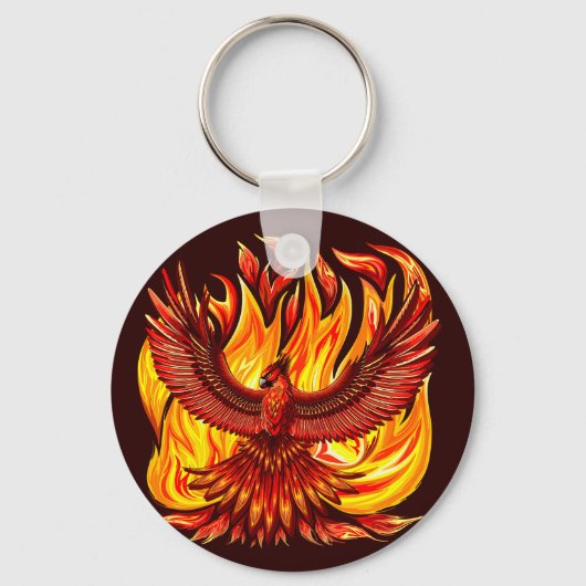 Porte-clés Phoenix mythologique immortelle Créature (Recto)