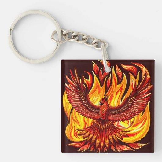 Porte-clés Phoenix mythologique immortelle Créature (Devant)