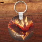 Porte-clés Phoenix Rising Nom Inspirer Force Porte - clé (Recto)
