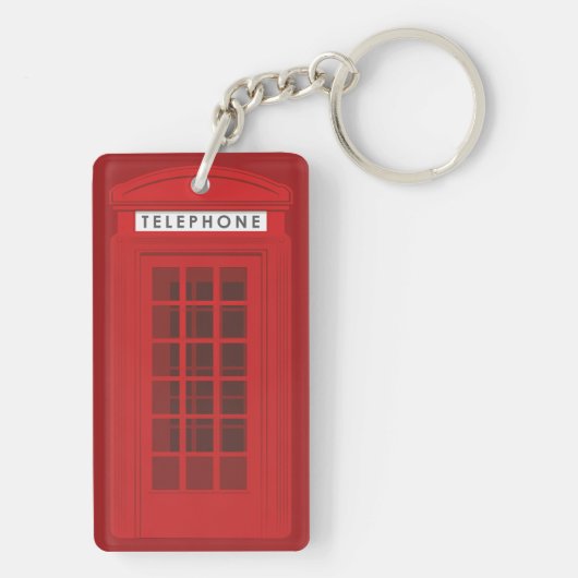 Porte-clés Phone Box (Dos)