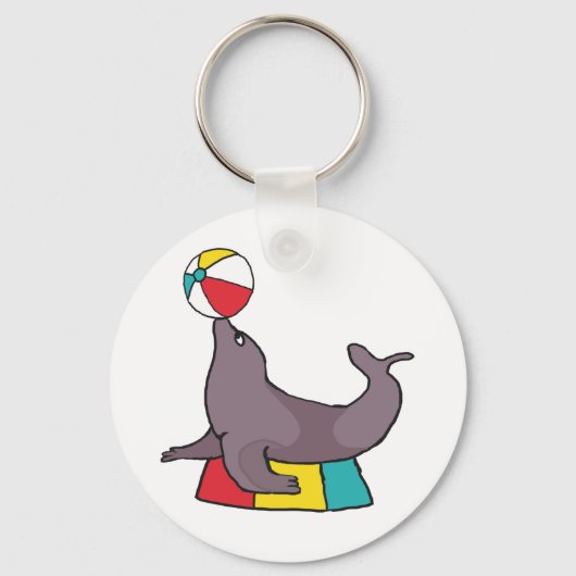 Porte-clés Phoque de cirque (Recto)