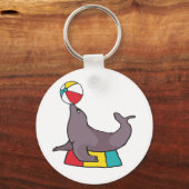 Porte-clés Phoque de cirque (Verso)
