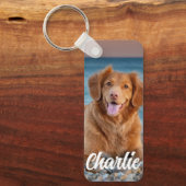 Porte-clés Photo Amoureux des chiens mignonne Garde-Animaux P (Recto)